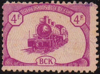 BCK 1942 timbres locomotive