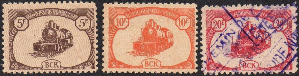 BCK 1942 timbres locomotive