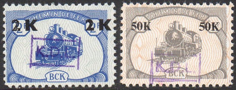 BCK 1942 timbres locomotive
