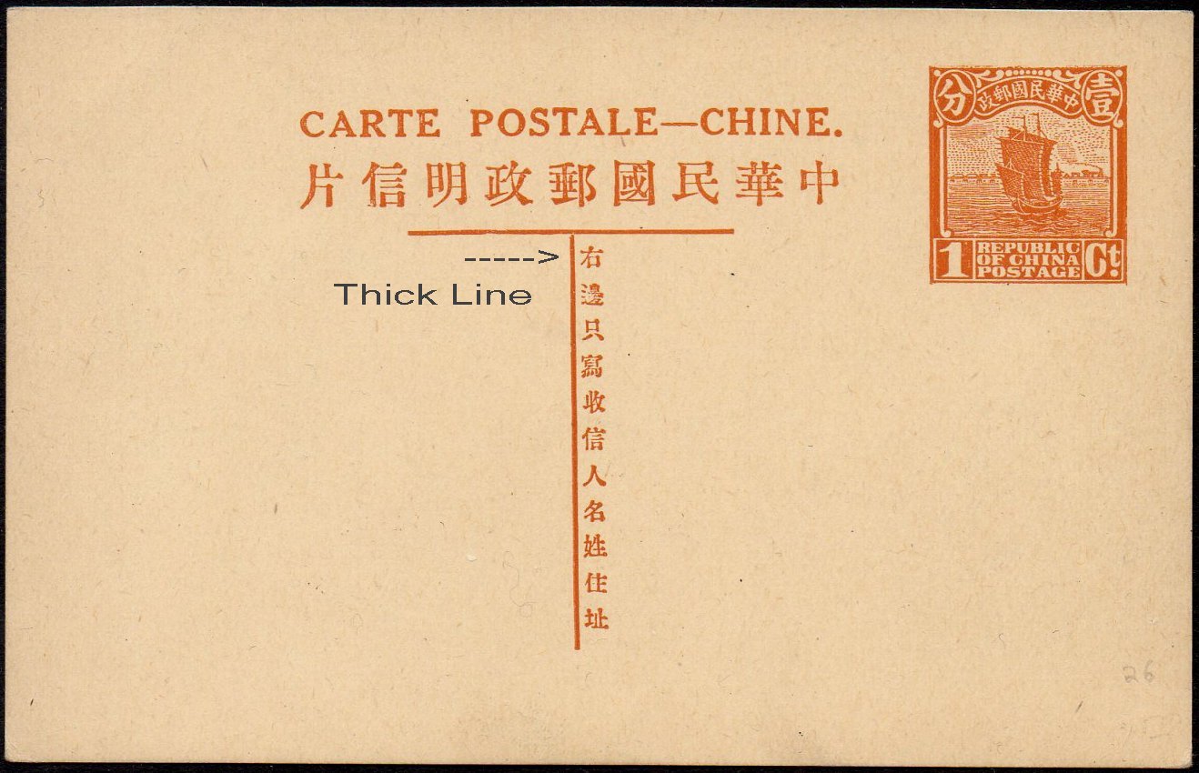 China stamps Junk & Train : Postal Stationey Cards 1926/27 Junk & Train 