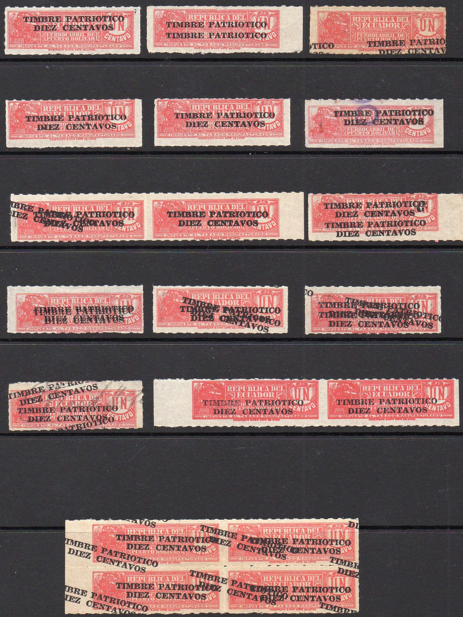 TIMBRE PATRIOTICO 10c