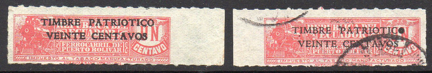 TIMBRE PATRIOTICO / VEINTE CENTAVOS 