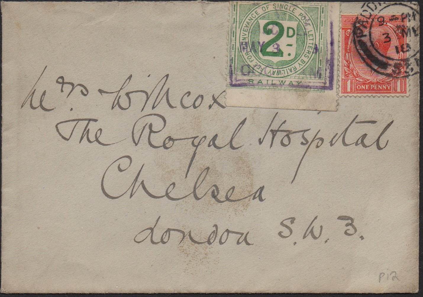 Railway Letter Stamps The Great Western Railway 5th Issue 