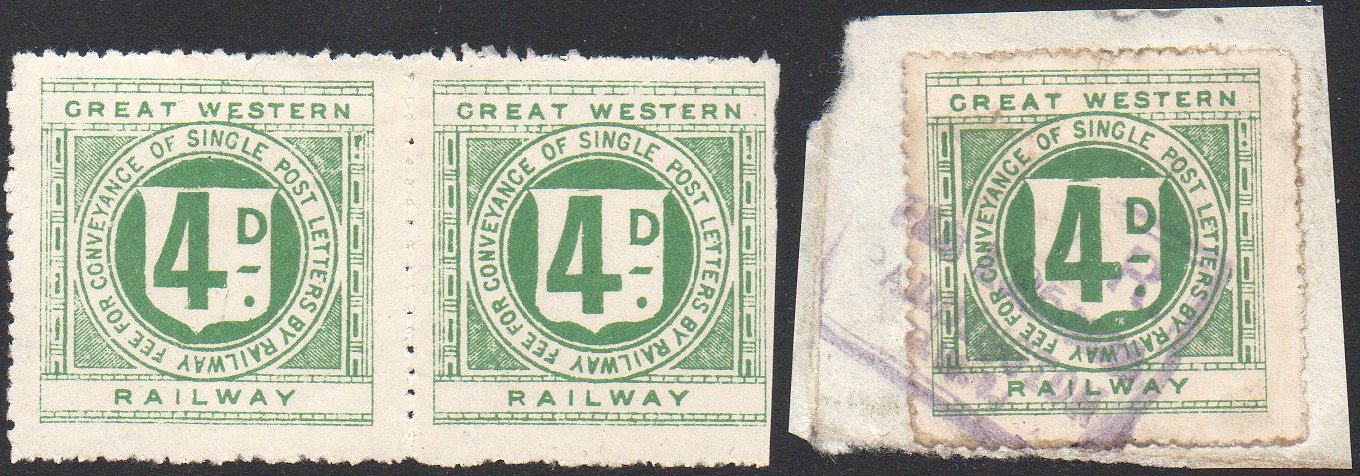 Railway Letter Stamps The Great Western Railway 12th Issue 