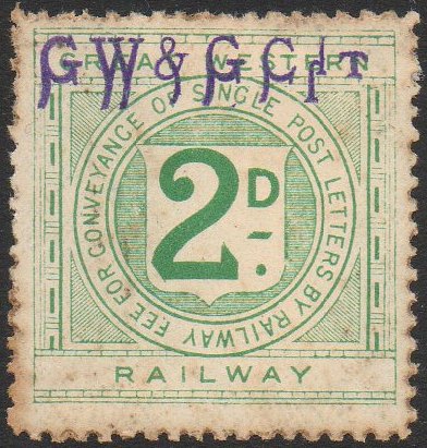 Railway Letter Stamps Great Western & Great Central Joint Committee