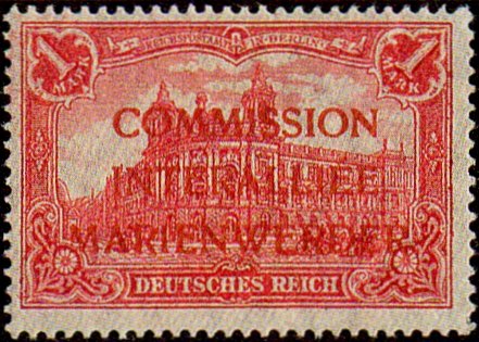 stamps Briefmarken Hauptpostamt Berlin Marienwerder Plebiscite