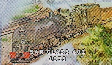 South Australian Railways Class 400 Garratt #401 Congo Democratic Republic Train Stamps 