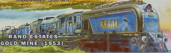 South African Garratt Class GMA/M, Congo Democratic Republic Railway Stamps 