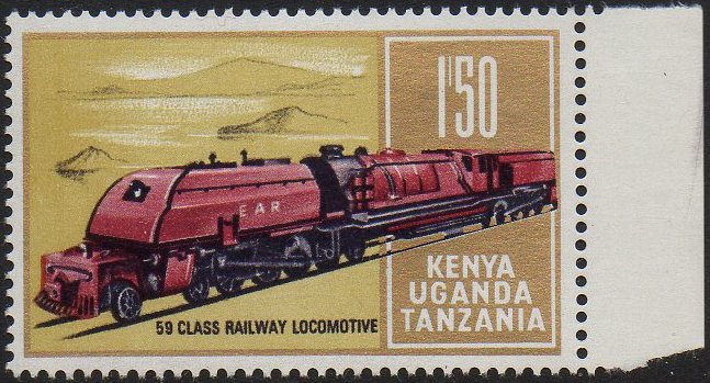 KUT Stamps 1971 Railways 1s50 EAR Class 59 Garratt