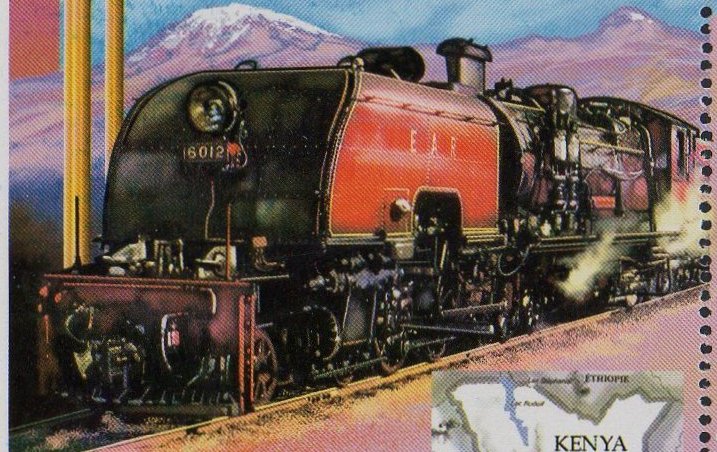 Madagascar Railway Stamps East African Railways (EAR) 'Governor' Class 60 Garratt