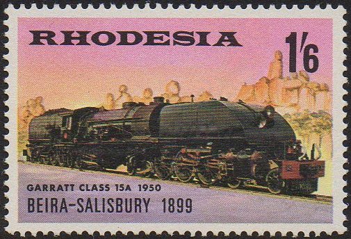 Rhodesia Stamps - Garratt Locomotive