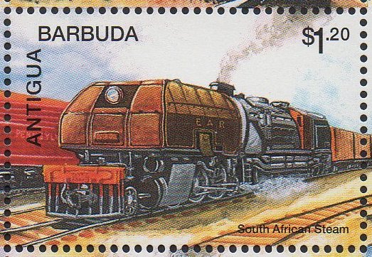 Antigua Stamps - East African Railways Class 59 Garratt