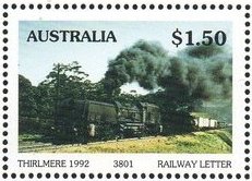Australian Stamps Thirlmere Railway Garratt Class AD60