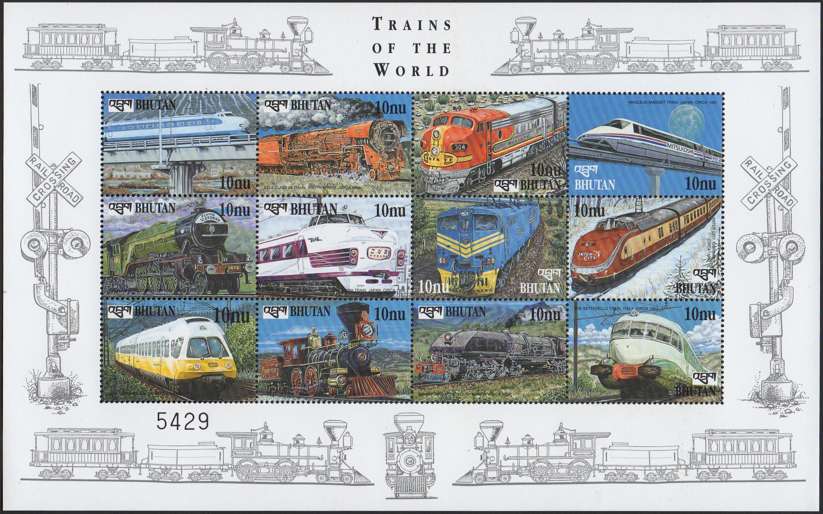 Bhutan Trains Railways Rhodesia Railways Class 15A Garratt