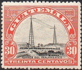 Guatemala Stamps Radio Station Guatemala City 