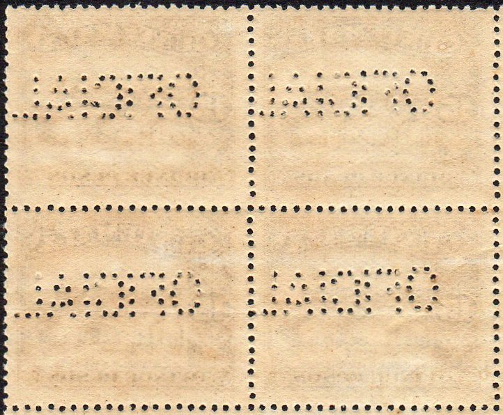 Guatemala Stamps 1924 15 Pesos Perforated OFICIAL