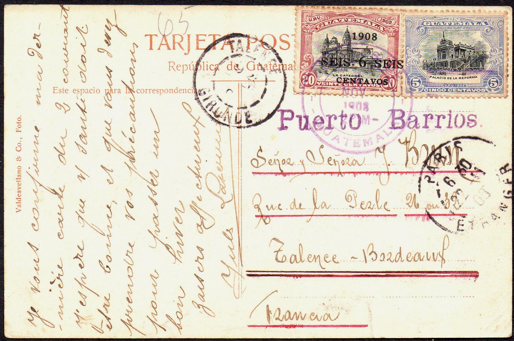 Guatemala Stamps Train-on-Bridge 15 Pesos - Original Source of Image