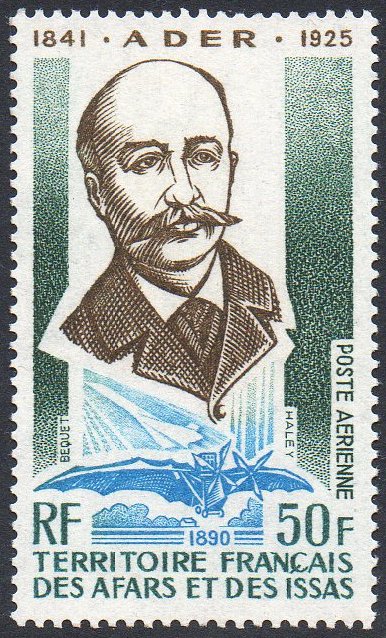 timbres-poste Stamps Afars & Issas 1975 Cl#233;ment  Ader
