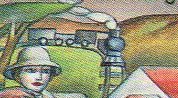 Train Stamps : Francobolli Somalia 1995 Cinema detail