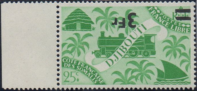 timbres-poste guerre C�te des Somalis war stamps French Somali Coast Vichy France Libre briefmarken Weltkrieg