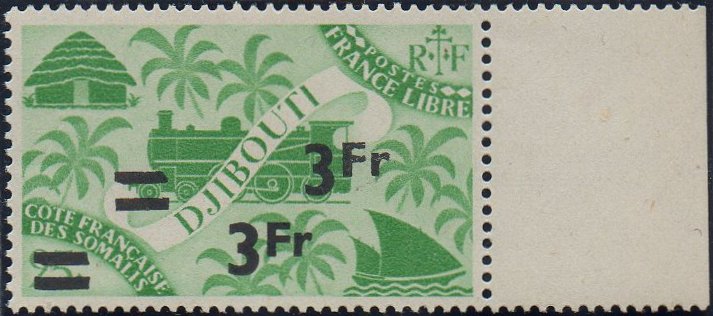 timbres-poste guerre C�te des Somalis war stamps French Somali Coast Vichy France Libre briefmarken Weltkrieg