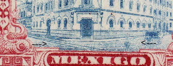 Mexico 1917 Post Office Mexico City stamp