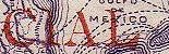 Mexico Stamps 1918 40c Map