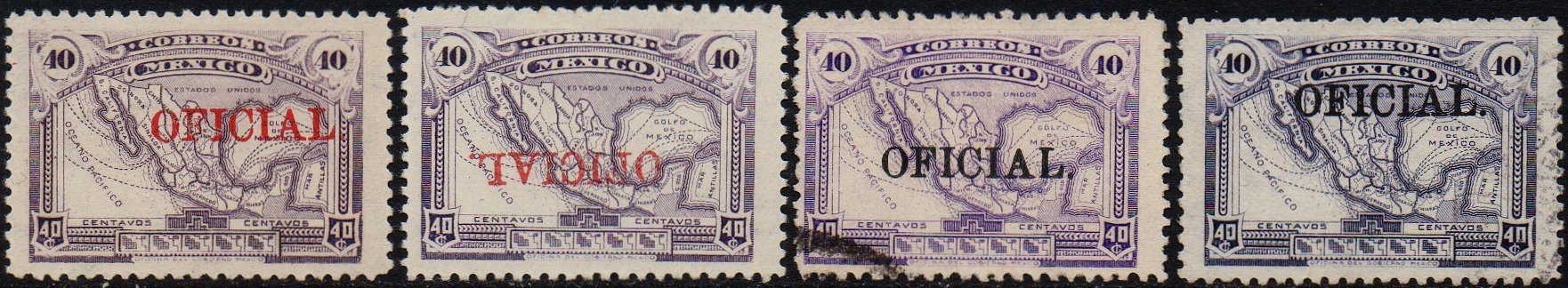 Mexico Stamps 1921-1924 Officials 5 Pesos Tramway Tramvia Mexico City Tracks