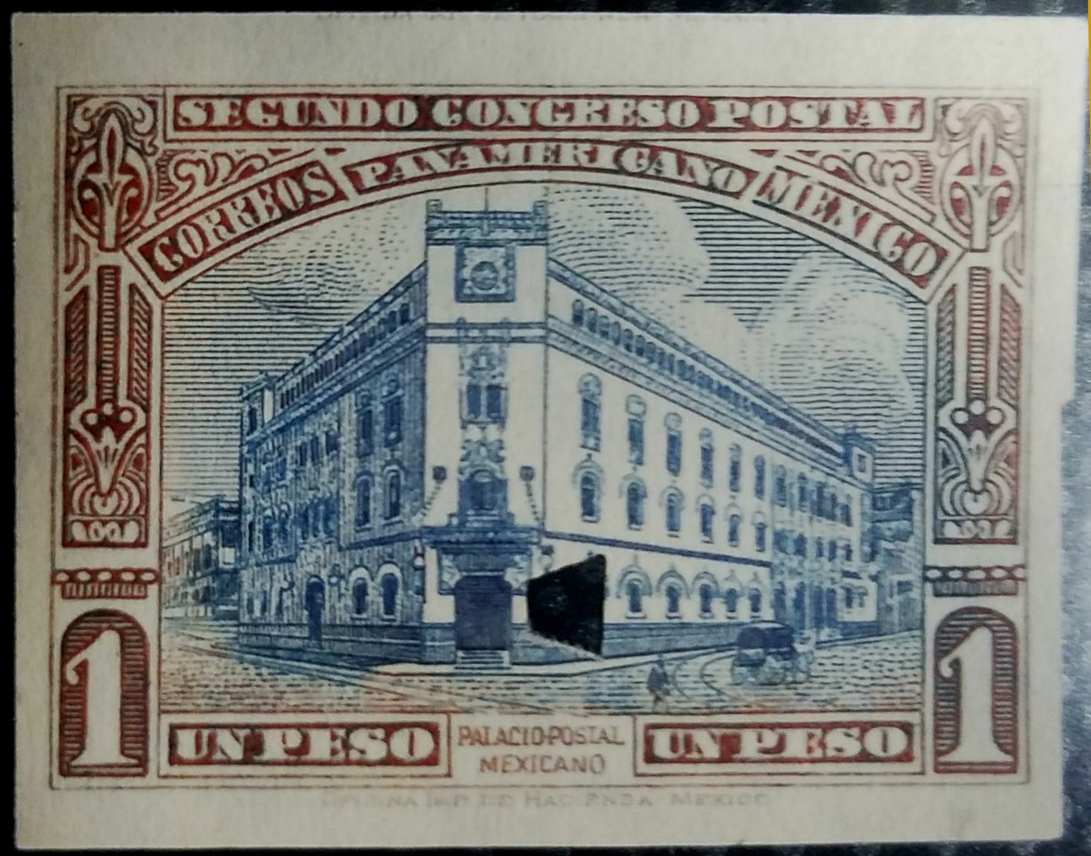 Mexico Stamps 1933/34 Officials 40c Map