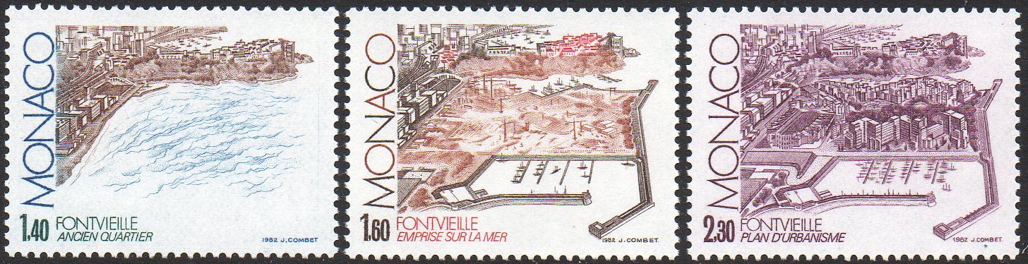 Fontvieille : Timbres-Poste Monaco Stamps
