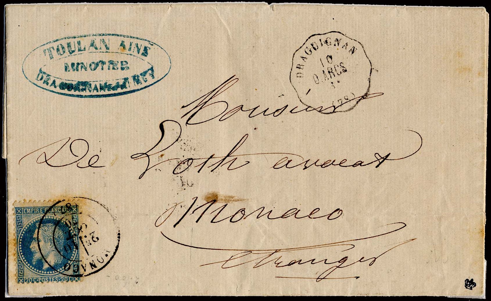 Courier-Convoyeur-Station Monaco