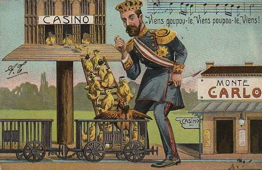 Philatelie Gare de Monte-Carlo Prince de Monaco Casino