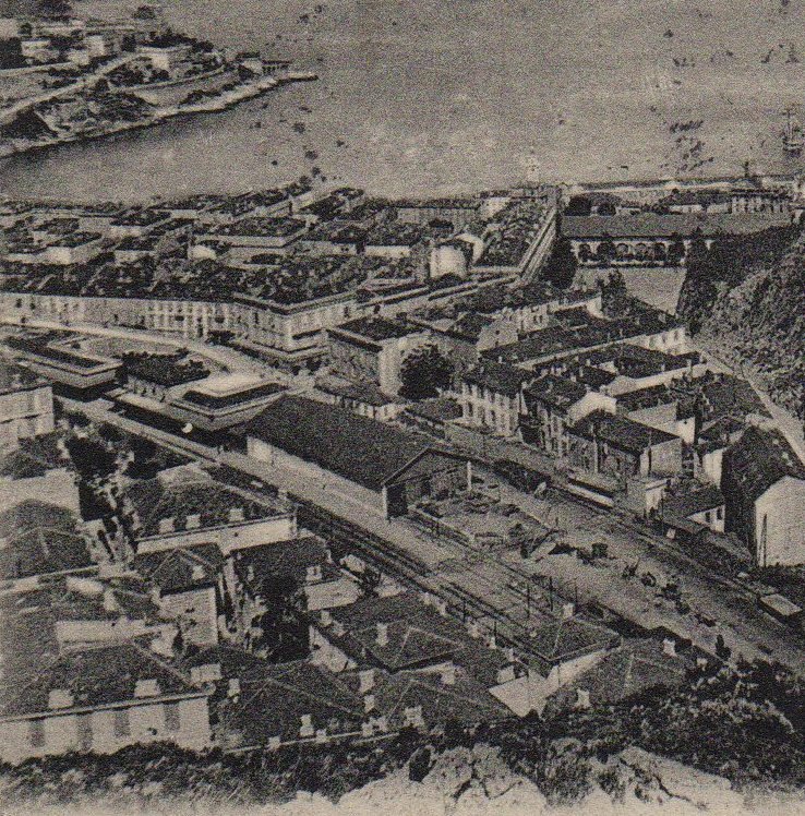 Timbres-Poste Rocher de Monaco Voies de Chemin de Fer