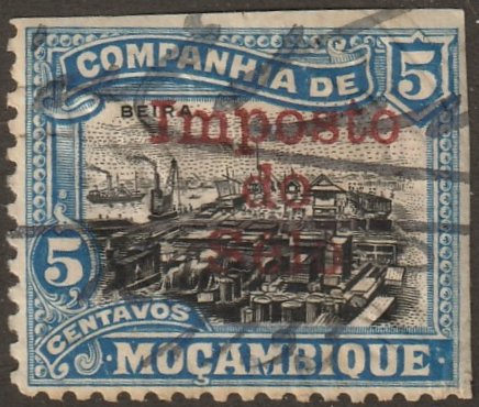 Stamps Mozambique Company Companhia de Mocambique SPECIMEN stamps Railway Sisal Train