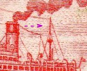 Newfoundland Stamps 2c SS Caribou Perkins Bacon printing