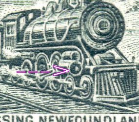 Newfoundland Stamps 5c Steam Express Train De La Rue printing