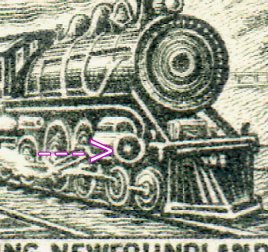 Newfoundland Stamps 5c Steam Express Train Perkins Bacon printing
