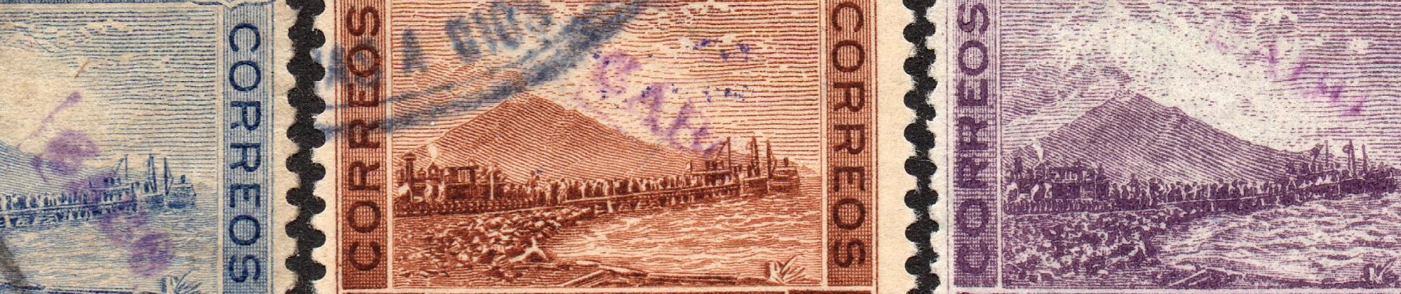 Sellos Postales Nicaragua Zelaya Cabo Postage Stamps Momotombo Zelaya  Volcano & Train