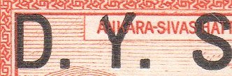 Turkey Stamps Briefmarken Turkei 1930 Eisenbahn Sivas Abart Railway Variety