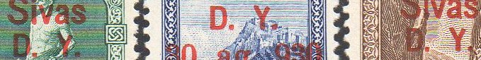 Turkey Stamps Briefmarken Turkei 1930 Eisenbahn Sivas Abart Railway Variety