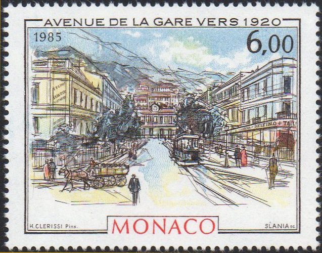 Railway Stamp Ivory Coast Gare d'Abidjan Station