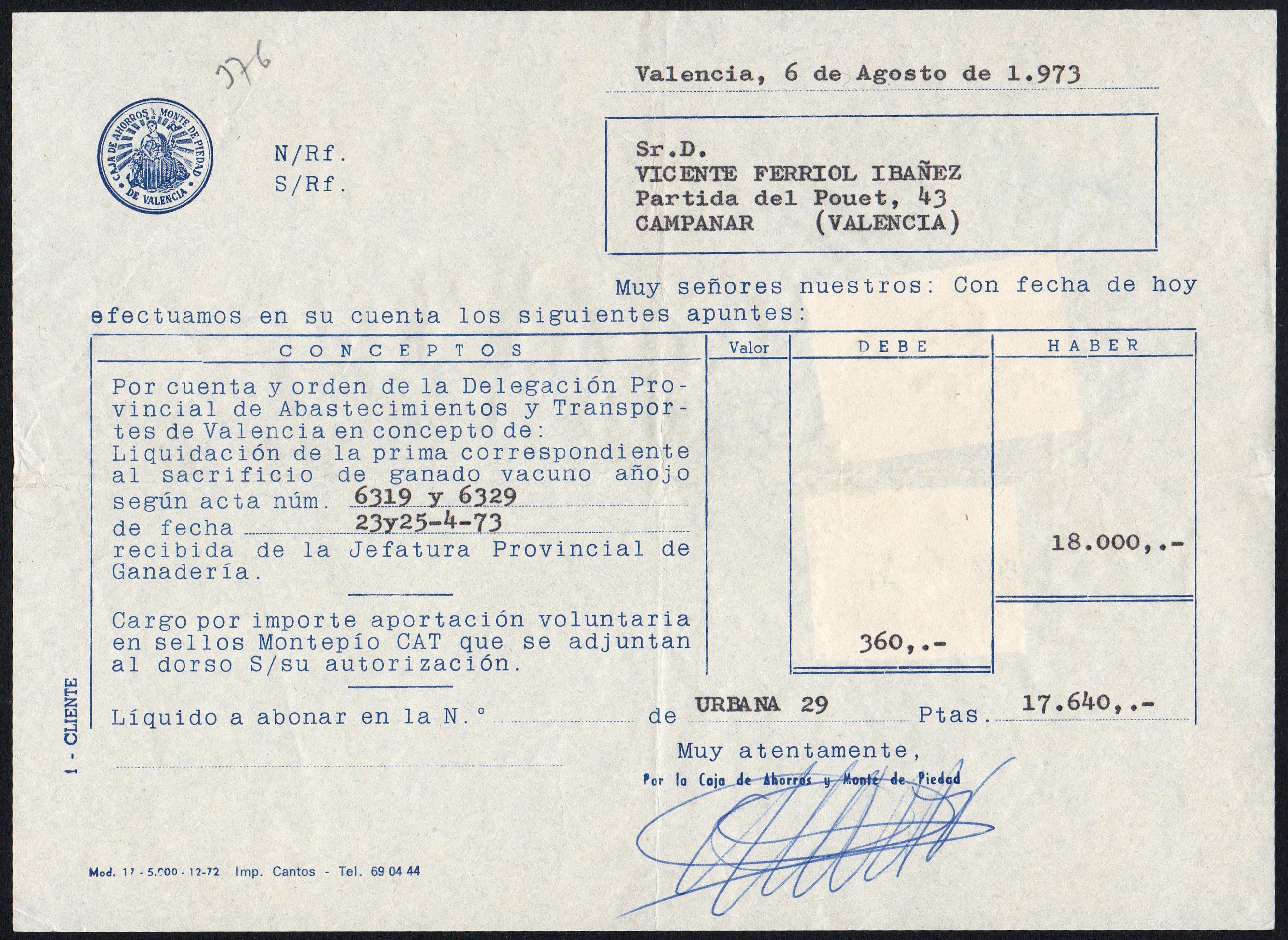 Montepio Voluntary Contribution Stamp Sellos postales