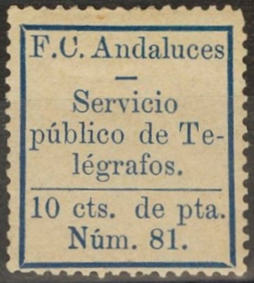 Ferrocarriles Andaluces Telegrafos