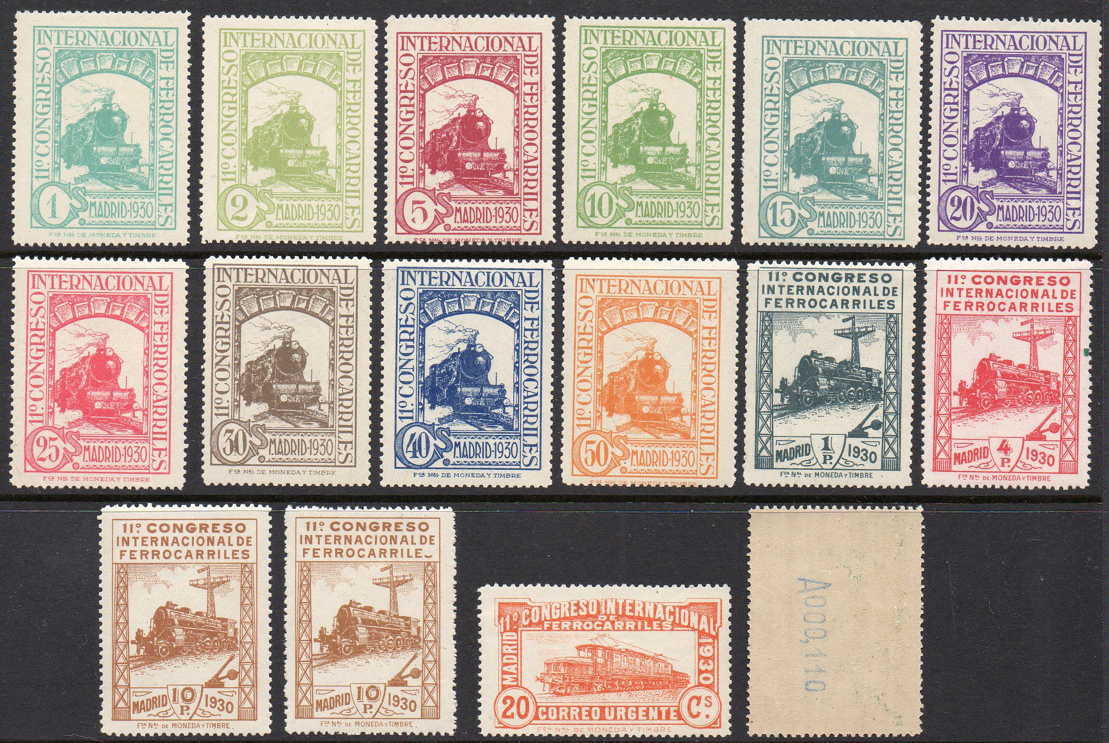 Espana Congreso Ferrocarriles 1930