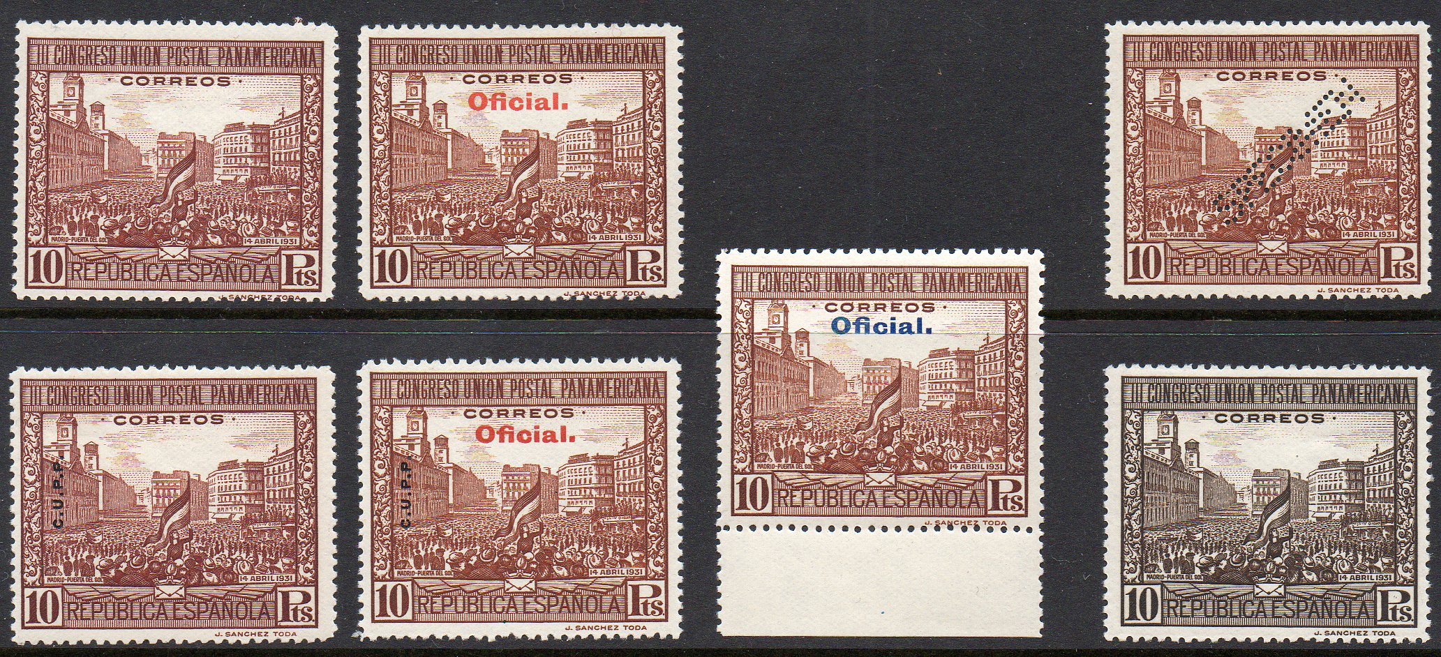 Espana III Congreso Postal 1931