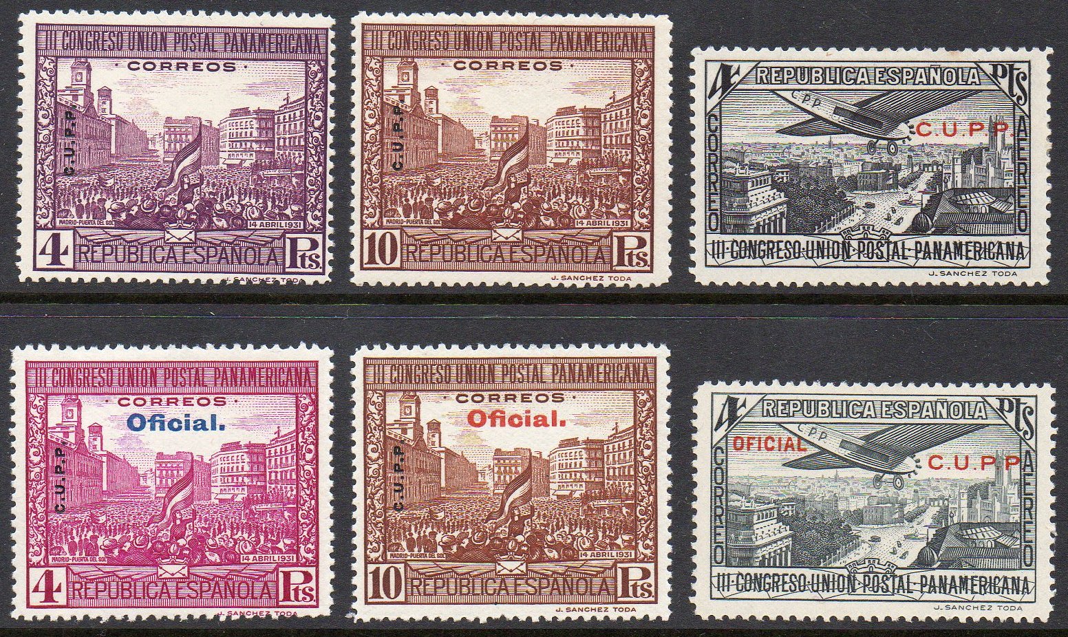 1931 Postal Union Congress C.U.P.P.