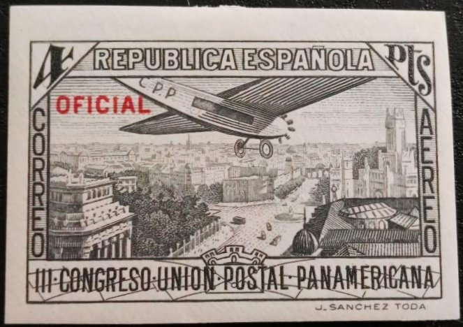 1931 Postal Union Congress Official Postage 4Pts Air