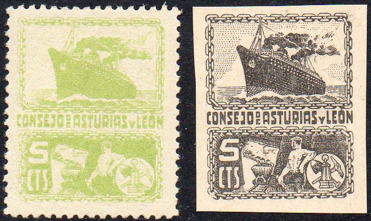 Spanish Espana Guerra Civil War Asturias y Leon