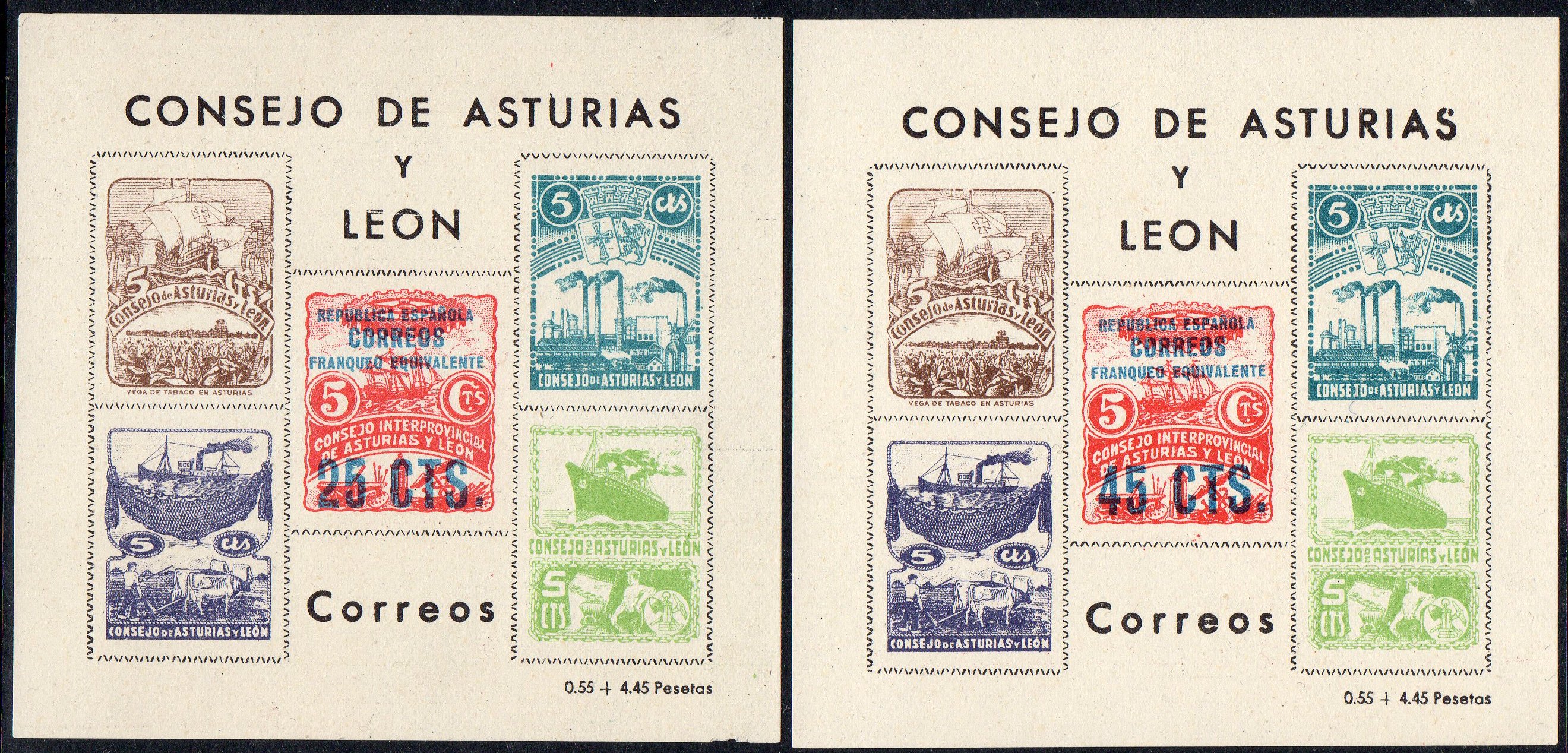 Spanish Espana Guerra Civil War Asturias y Leon
