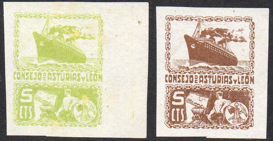 Spanish Espana Guerra Civil War Asturias y Leon